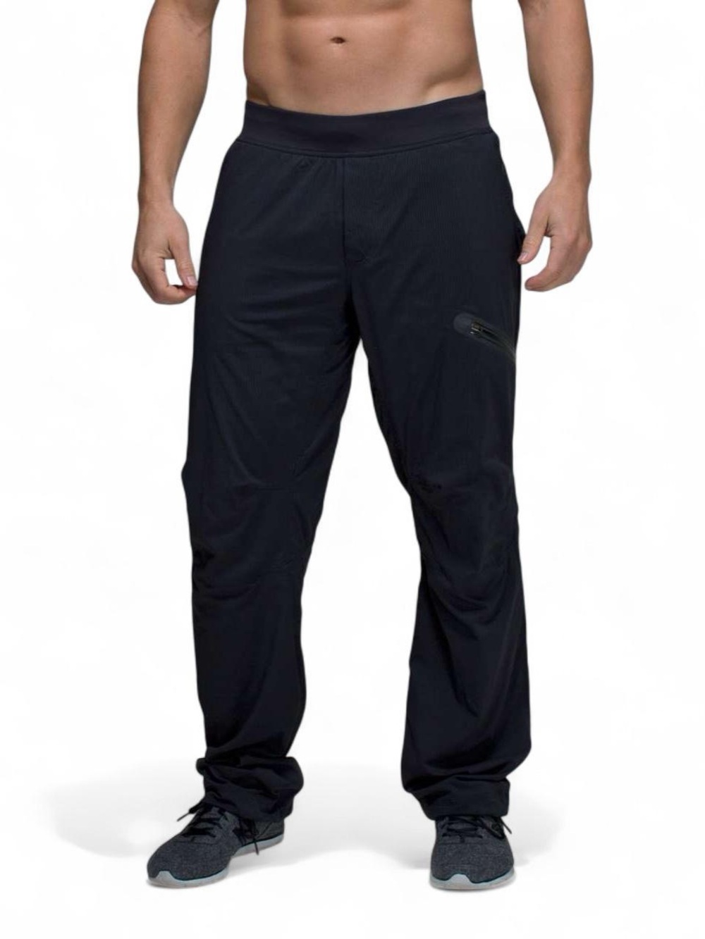 Lululemon Seawall Track Pant II Lined in Striped Black Men’s Size M L33 Joggers